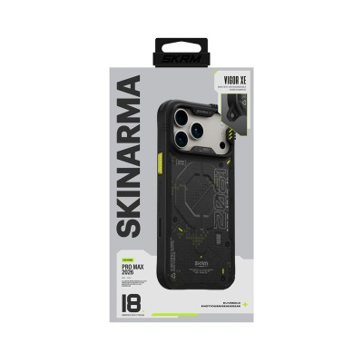 Apple iPhone 18 Pro Kılıf M-Safe Şarj Özellikli Airbag Tasarımlı Skinarma Vigor XE Kapak - 17