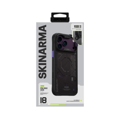 Apple iPhone 18 Pro Kılıf M-Safe Şarj Özellikli Airbag Tasarımlı Skinarma Vigor XE Kapak - 26