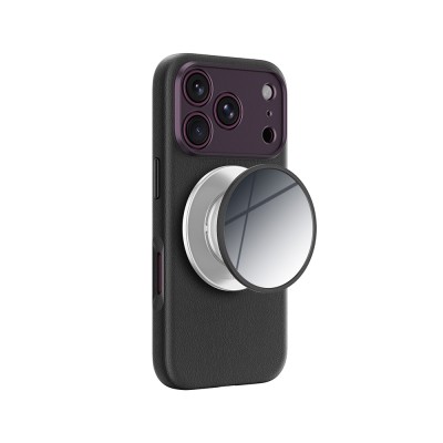 Apple iPhone 18 Pro Kılıf M-safe Şarj Özellikli Amazingthing Glamour Allskin Serisi Aynalı Tutucu Standlı Set - 2