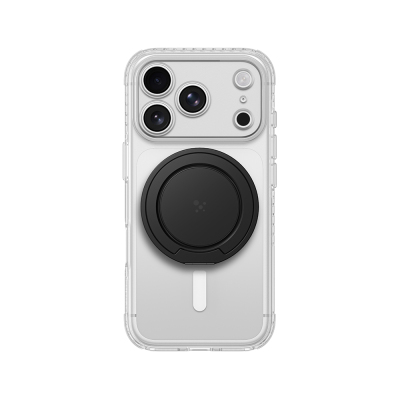 Apple iPhone 18 Pro Kılıf M-safe Şarj Özellikli Amazingthing Titan Pro Serisi Pop Ring Standlı Set - Amazingthing