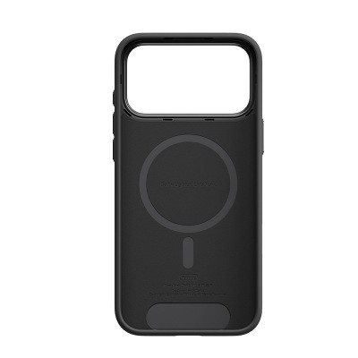Apple iPhone 18 Pro Kılıf M-safe Şarj Özellikli Aramid Karbon Fiber Pitaka Military-Grade Classic Serisi New Logo Black-Grey Twill Kapak - 9