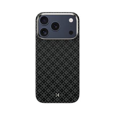 Apple iPhone 18 Pro Kılıf M-Safe Şarj Özellikli Benks ArmorAir ArmorGrid Serisi Yükseltilmiş Kamera Çerçevesi C1 Kevlar Karbon Kapak - Benks