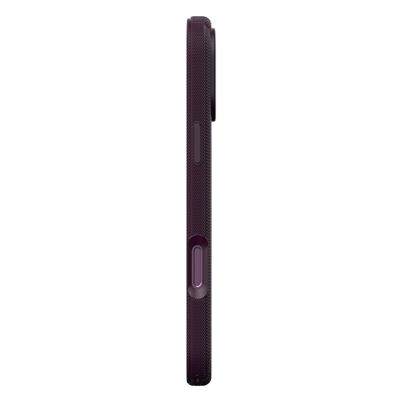 Apple iPhone 18 Pro Kılıf M-Safe Şarj Özellikli Çizgi Desenli Kumaş Dokulu Zore Paris Lorin Kapak - 26