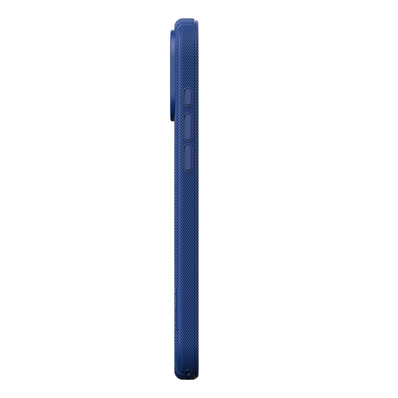 Apple iPhone 18 Pro Kılıf M-Safe Şarj Özellikli Çizgi Desenli Kumaş Dokulu Zore Paris Lorin Kapak - 43