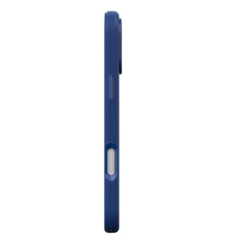 Apple iPhone 18 Pro Kılıf M-Safe Şarj Özellikli Çizgi Desenli Kumaş Dokulu Zore Paris Lorin Kapak - 46