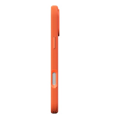 Apple iPhone 18 Pro Kılıf M-Safe Şarj Özellikli Çizgi Desenli Kumaş Dokulu Zore Paris Lorin Kapak - 19