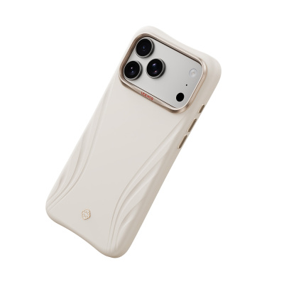 Apple iPhone 18 Pro Kılıf M-Safe Şarj Özellikli Çizgili Logolu Udemos Freedom Serisi Kapak - Udemos