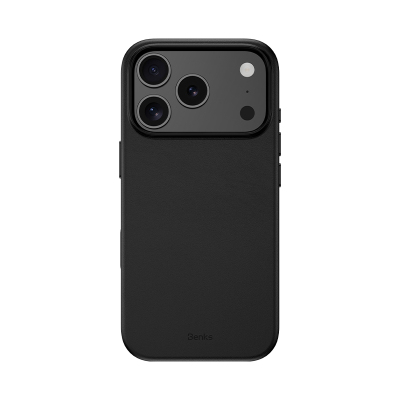 Apple iPhone 18 Pro Kılıf M-safe Şarj Özellikli Çizilmeye Dayanıklı Benks VitaPro Serisi PU Deri Kapak - Benks