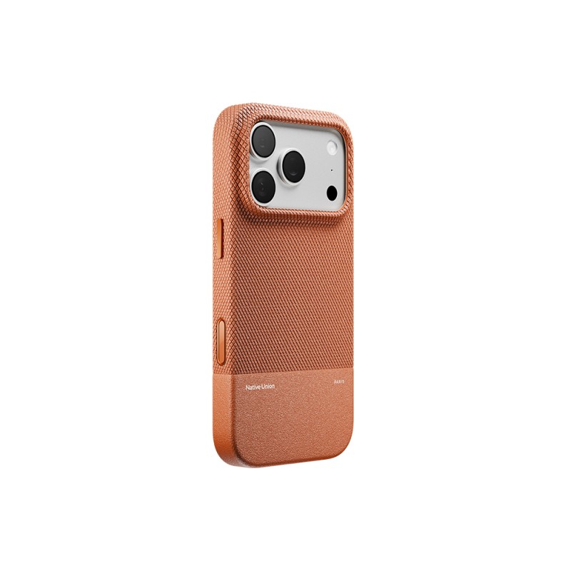 Apple iPhone 18 Pro Kılıf M-safe Şarj Özellikli Deri Dokulu Native Union RE Classic Serisi Kapak - 8