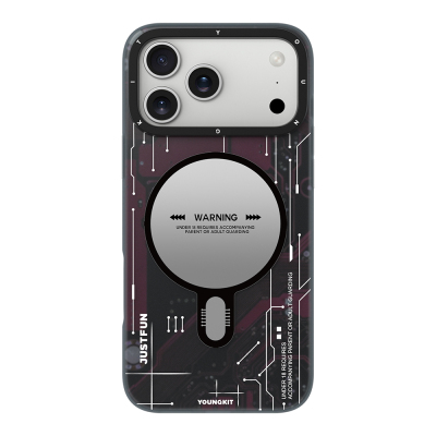 Apple iPhone 18 Pro Kılıf M-safe Şarj Özellikli Kamera Denetim Butonlu Youngkit Technology Serisi Kapak - Youngkit