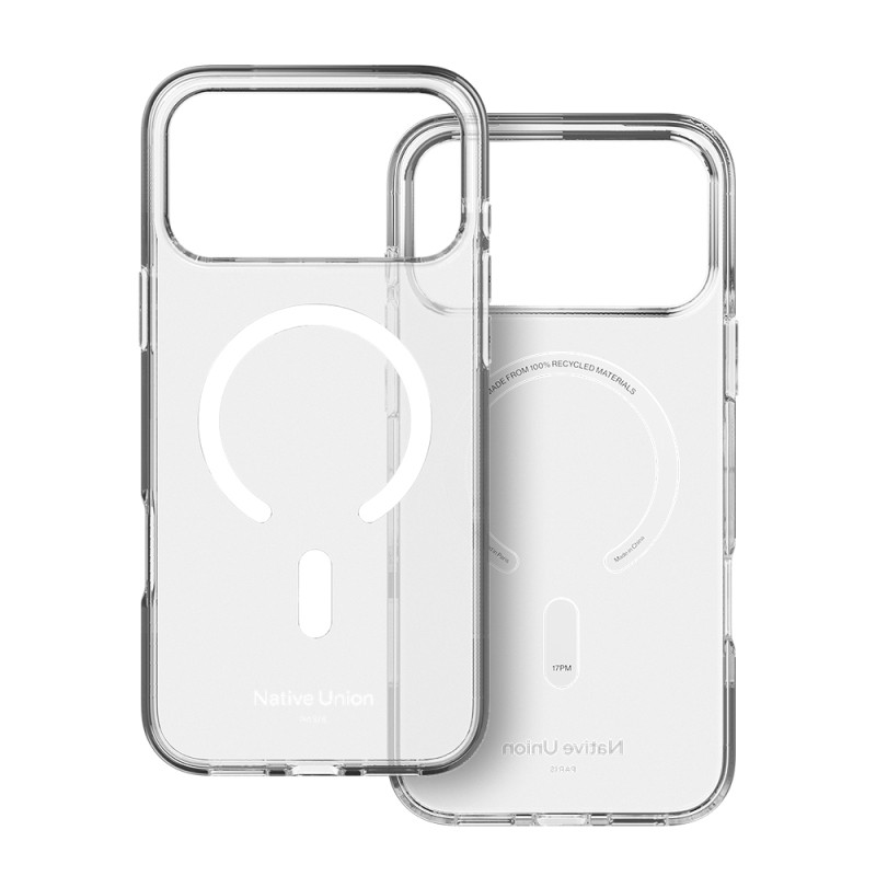 Apple iPhone 18 Pro Kılıf M-safe Şarj Özellikli Native Union RE Clear Serisi Kapak - 5