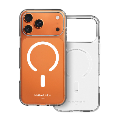 Apple iPhone 18 Pro Kılıf M-safe Şarj Özellikli Native Union RE Clear Serisi Kapak - Native Union
