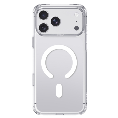 Apple iPhone 18 Pro Kılıf M-Safe Şarj Özellikli Raptic Air Clear Serisi Airbagli Kapak - Raptic