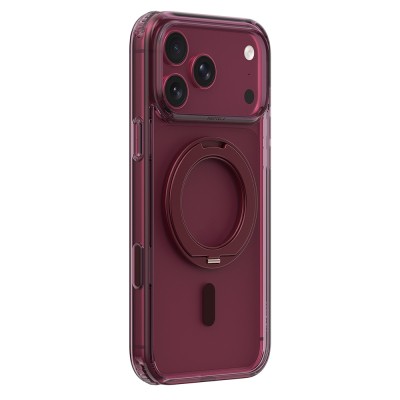 Apple iPhone 18 Pro Kılıf M-safe Şarj Özellikli Raptic Air Stand Serisi Arka Yüzey Standlı Kapak - 4