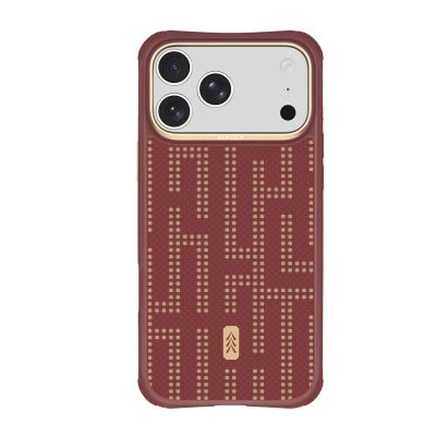 Apple iPhone 18 Pro Kılıf M-safe Şarj Özellikli Raptic Aramid Dual Grid Serisi Karbon Kapak - Raptic