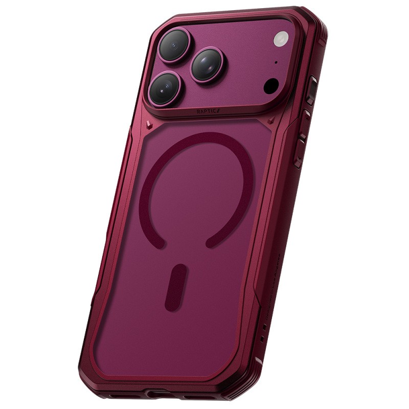 Apple iPhone 18 Pro Kılıf M-Safe Şarj Özellikli Raptic Shield Evo Serisi Airbagli Kapak - 7