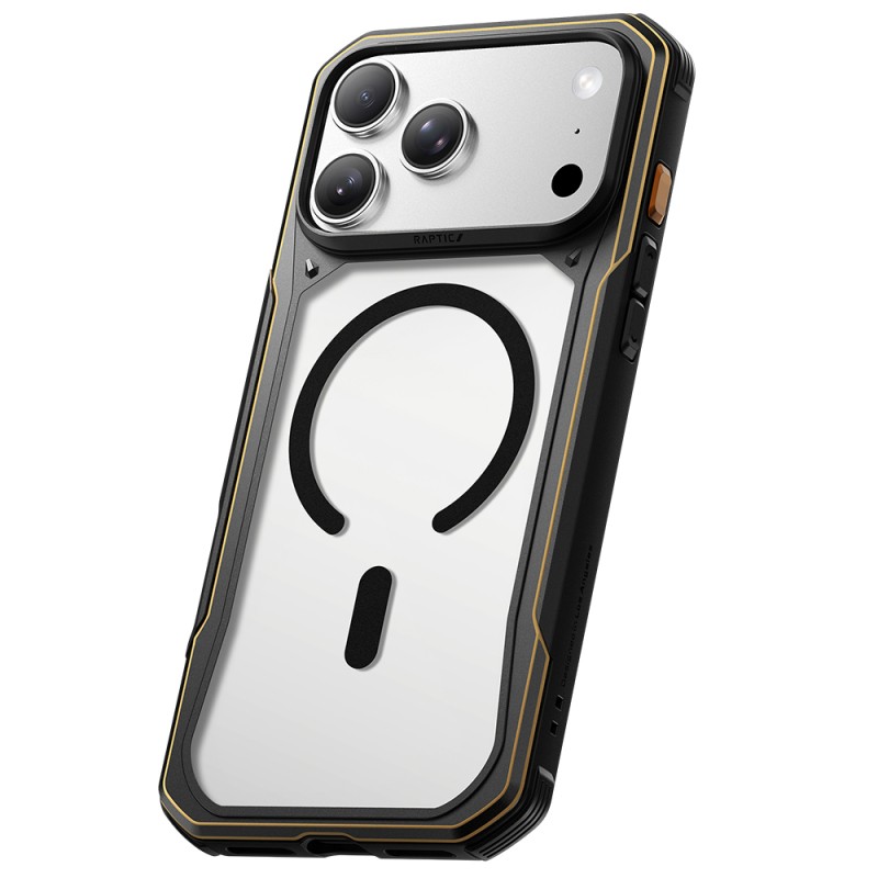 Apple iPhone 18 Pro Kılıf M-Safe Şarj Özellikli Raptic Shield Evo Serisi Airbagli Kapak - 8