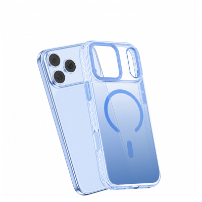 Apple iPhone 18 Pro Kılıf M-safe Şarj Özellikli Sararmaya Karşı Dayanıklı Mutural Icesense Serisi Kapak - Mutural