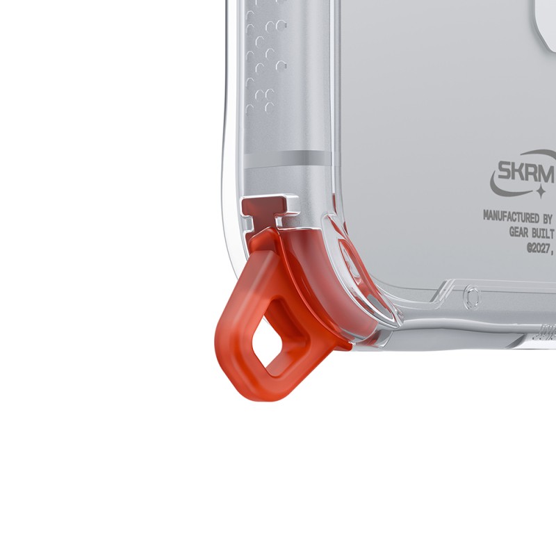 Apple iPhone 18 Pro Kılıf M-safe Şarj Özellikli Şeffaf Airbag Tasarımlı Skinarma Saido Mag-Charge Kapak - 23