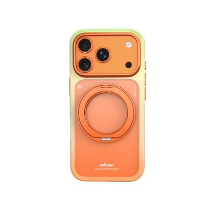 Apple iPhone 18 Pro Kılıf M-safe Şarj Özellikli Sert PC Wlons Arvox Standlı Kapak - 2