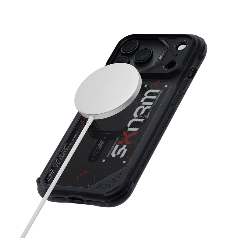 Apple iPhone 18 Pro Kılıf M-safe Şarj Özellikli Skinarma Sonar Kapak - 8
