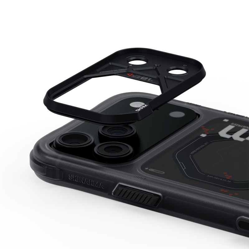 Apple iPhone 18 Pro Kılıf M-safe Şarj Özellikli Skinarma Sonar Kapak - 9