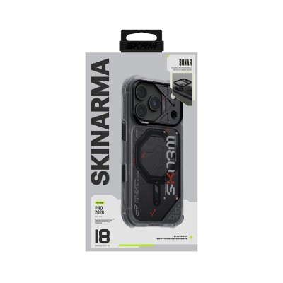 Apple iPhone 18 Pro Kılıf M-safe Şarj Özellikli Skinarma Sonar Kapak - 11