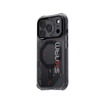 Apple iPhone 18 Pro Kılıf M-safe Şarj Özellikli Skinarma Sonar Kapak - 13