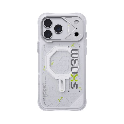 Apple iPhone 18 Pro Kılıf M-safe Şarj Özellikli Skinarma Sonar Kapak - 14