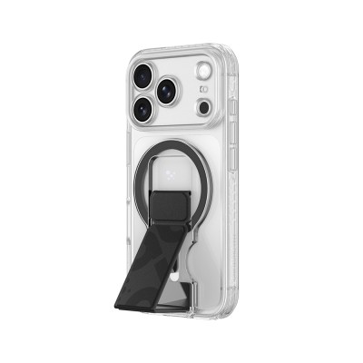 Apple iPhone 18 Pro Kılıf M-safe Şarj Özellikli Standlı Amazingthing Titan Pro Grip Stand Serisi Kapak - 3