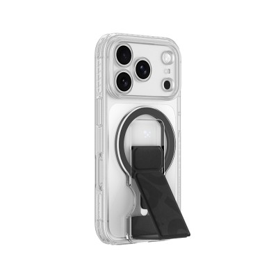 Apple iPhone 18 Pro Kılıf M-safe Şarj Özellikli Standlı Amazingthing Titan Pro Grip Stand Serisi Kapak - 4