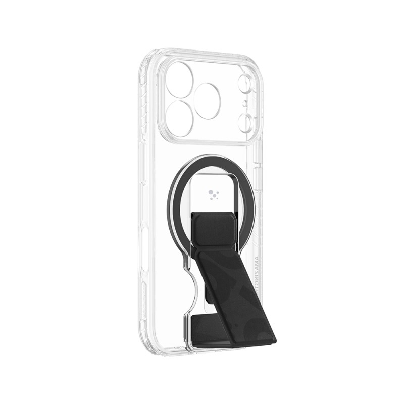Apple iPhone 18 Pro Kılıf M-safe Şarj Özellikli Standlı Amazingthing Titan Pro Grip Stand Serisi Kapak - 5