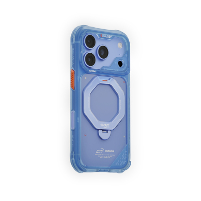 Apple iPhone 18 Pro Kılıf M-safe Şarj Özellikli Standlı Skinarma Saturn Kapak - Skinarma