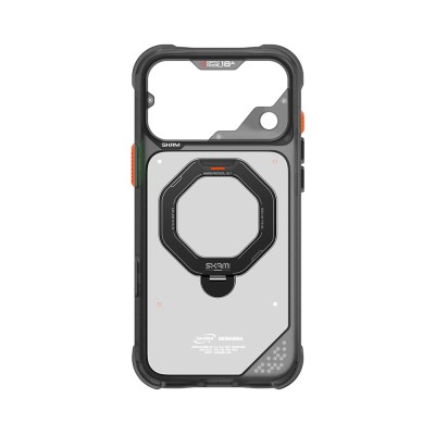 Apple iPhone 18 Pro Kılıf M-safe Şarj Özellikli Standlı Skinarma Saturn Kapak - 33