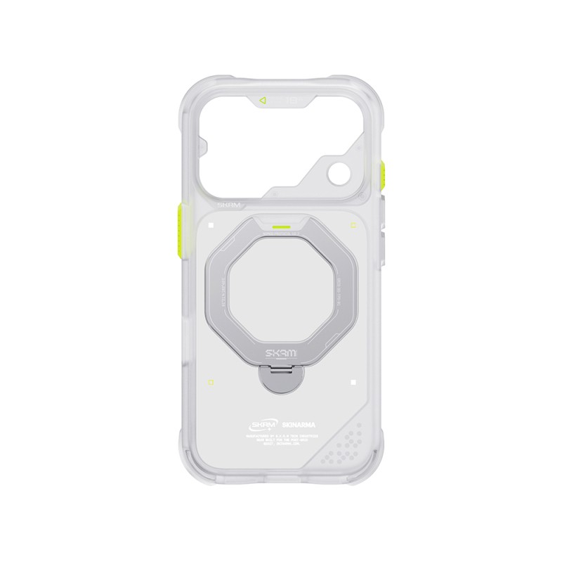 Apple iPhone 18 Pro Kılıf M-safe Şarj Özellikli Standlı Skinarma Saturn Kapak - 38