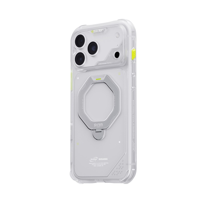 Apple iPhone 18 Pro Kılıf M-safe Şarj Özellikli Standlı Skinarma Saturn Kapak - 40