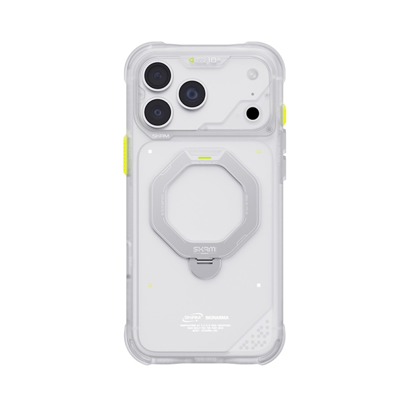 Apple iPhone 18 Pro Kılıf M-safe Şarj Özellikli Standlı Skinarma Saturn Kapak - 41