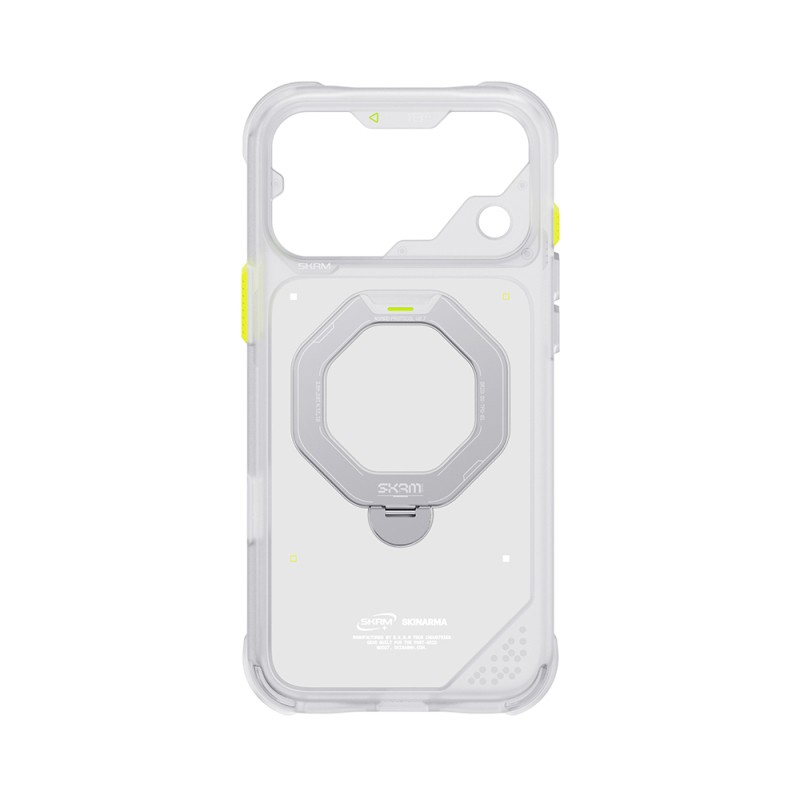 Apple iPhone 18 Pro Kılıf M-safe Şarj Özellikli Standlı Skinarma Saturn Kapak - 42