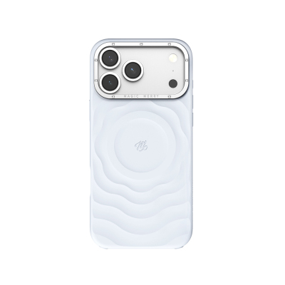 Apple iPhone 18 Pro Kılıf M-safe Şarj Özellikli Wiwu Magic Merry Blossom Drift Serisi Kapak - Wiwu