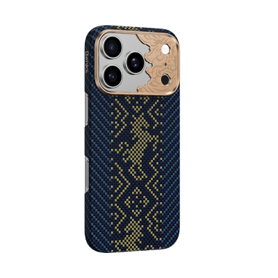 Apple iPhone 18 Pro Kılıf M-safe Şarj Özellikli Yükseltilmiş Kamera Çerçeveli Benks ArmorAir Knight Serisi C1 Kevlar Kapak - Benks