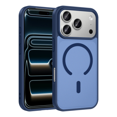 Apple iPhone 18 Pro Kılıf M-safe Şarj Özellikli Zore Babet Kapak - Zore