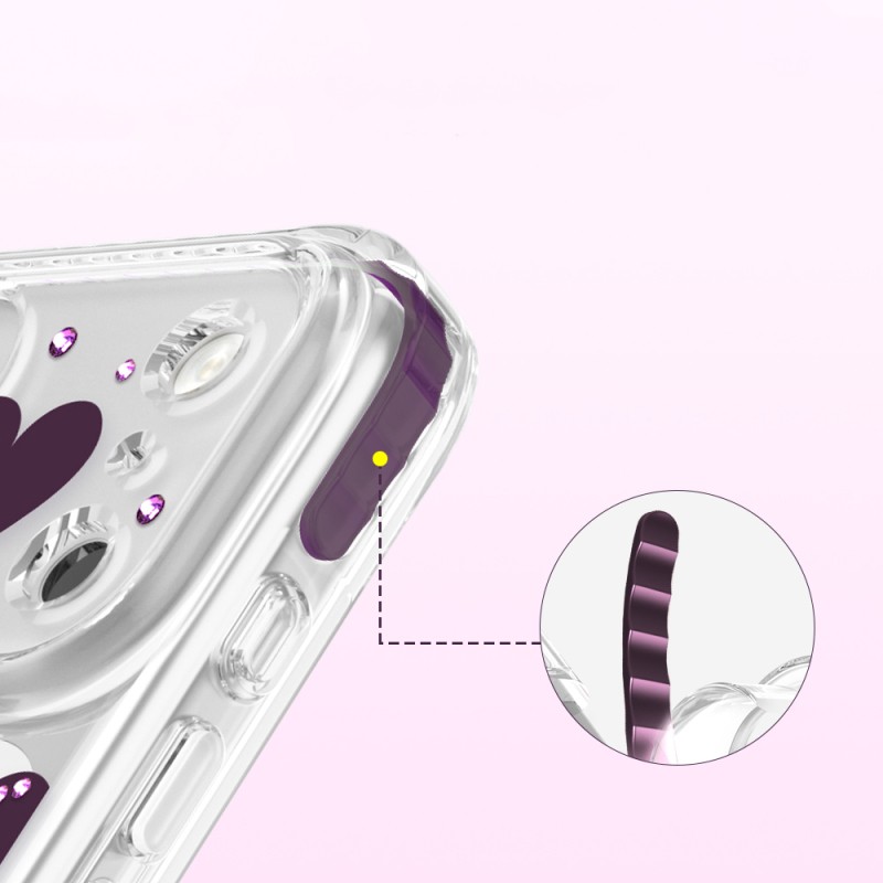 Apple iPhone 18 Pro Kılıf M-Safe Şarj Özellikli Zore Paris Elvo Sert PC Kapak - 18