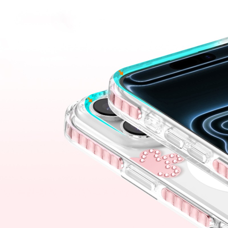 Apple iPhone 18 Pro Kılıf M-Safe Şarj Özellikli Zore Paris Elvo Sert PC Kapak - 23