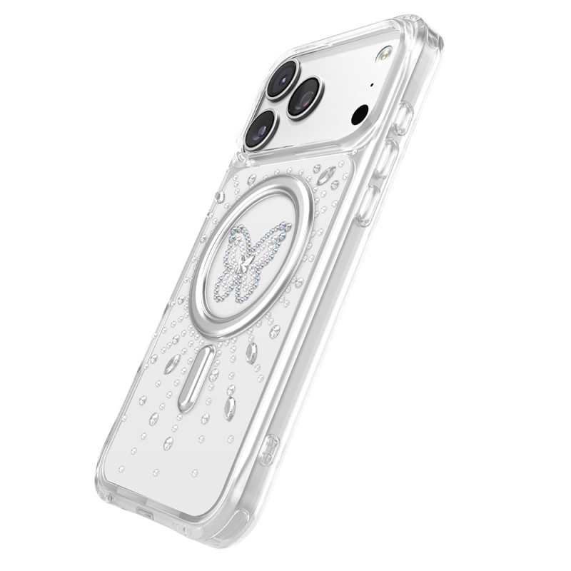 Apple iPhone 18 Pro Kılıf M-Safe Şarj Özellikli Zore Paris Mova Sert PC Kapak - 7