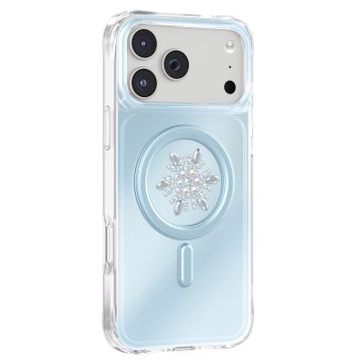 Apple iPhone 18 Pro Kılıf M-Safe Şarj Özellikli Zore Paris Mova Sert PC Kapak - Zore Paris