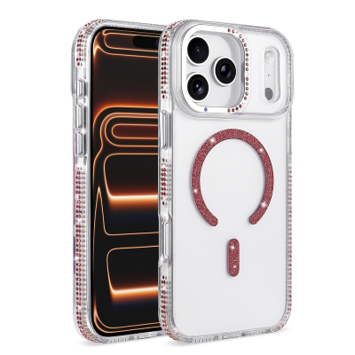 Apple iPhone 18 Pro Kılıf M-safe Şarj Özellikli Zore Tera Silikon Kapak - Zore