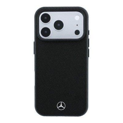 Apple iPhone 18 Pro Kılıf Mercedes Benz Orjinal Lisanslı M-safe Şarj Özellikli 3D Metal Logolu Wrap Wood Deri Kapak - 3