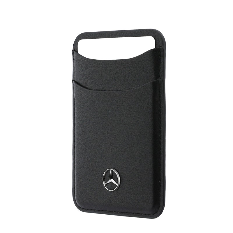Apple iPhone 18 Pro Kılıf Mercedes Benz Orjinal Lisanslı M-safe Şarj Özellikli PU Deri 3D Metal Logolu Kartlıklı Kapak - 12