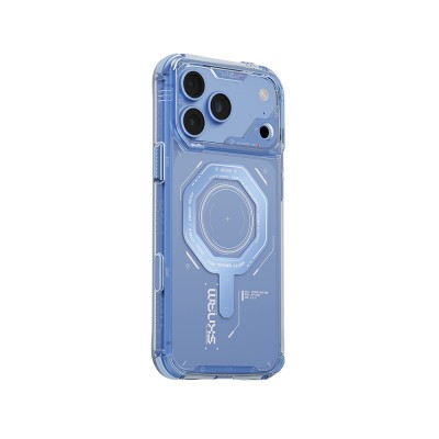 Apple iPhone 18 Pro Kılıf SkinArma M-safe Şarj Özellikli Airbag Tasarımlı Magma Kapak - 3