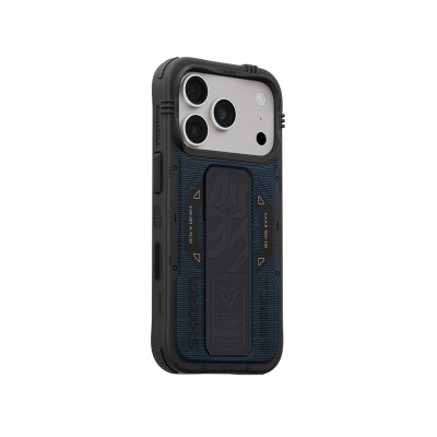 Apple iPhone 18 Pro Kılıf SkinArma M-safe Şarj Özellikli Airbag Tasarımlı Standlı Phantom Kapak - Skinarma